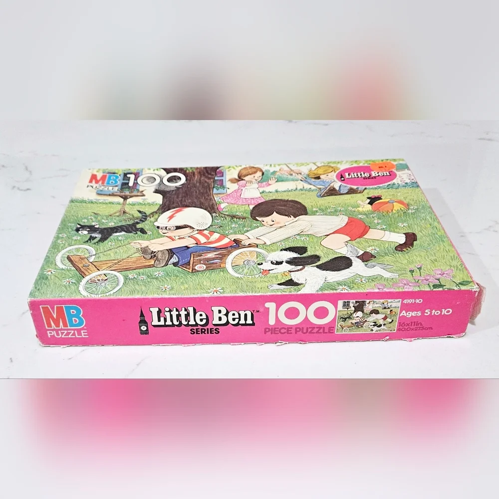 Little Ben Kids Puzzle - Multicolor Vintage Milton Bradley Puzzle Little Ben